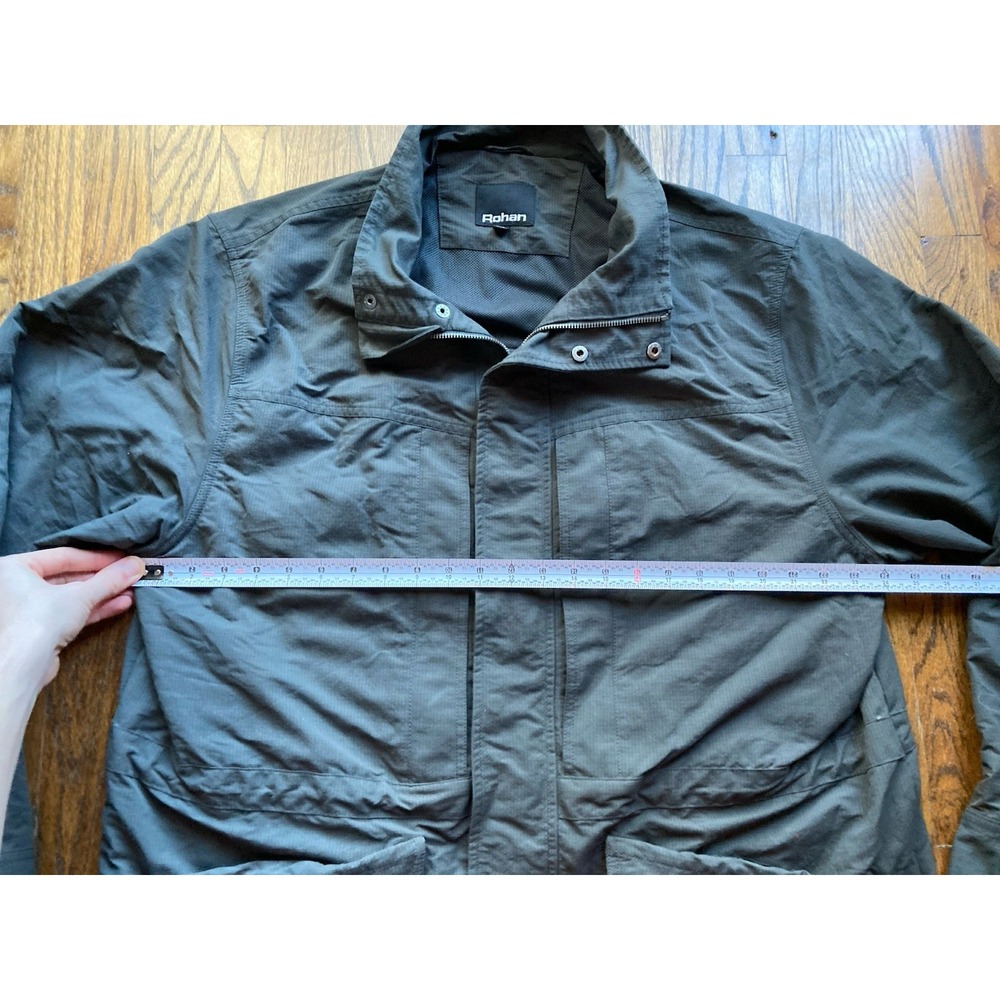 Rohan Field Jacket Mens Size 2XL Utility Coat Pockets Lightweight Ripstop - Picture 6 of 11